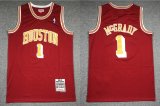 Wholesale Cheap Men's Houston Rockets #1 Tracy McGrady Red 2004-05 Hardwood Classics Soul Swingman Throwback Jersey