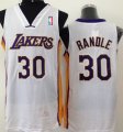 Wholesale Cheap Los Angeles Lakers #30 Julius Randle White Swingman Jersey