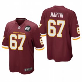 Cheap Washington Redskins #67 Wes Martin Men\'s Nike Burgundy Bobby Mitchell Uniform Patch NFL Game Jersey