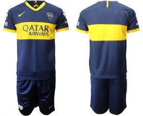 Wholesale Cheap Boca Juniors Blank Home Soccer Club Jersey