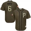 Wholesale Cheap Pirates #6 Starling Marte Green Salute to Service Stitched Youth MLB Jersey