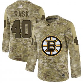 Wholesale Cheap Adidas Bruins #40 Tuukka Rask Camo Authentic Stitched NHL Jersey