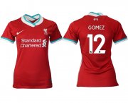 Wholesale Cheap Women 2020-2021 Liverpool home aaa version 12 red Soccer Jerseys