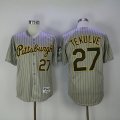 Wholesale Cheap Pirates #27 Kent Tekulve Grey Strip 1997 Turn Back The Clock Stitched MLB Jersey