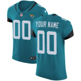 Wholesale Cheap Nike Jacksonville Jaguars Customized Teal Green Team Color Stitched Vapor Untouchable Elite Men\'s NFL Jersey