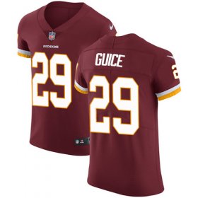 Wholesale Cheap Nike Redskins #29 Derrius Guice Burgundy Red Team Color Men\'s Stitched NFL Vapor Untouchable Elite Jersey