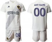 Wholesale Cheap Men 2020-2021 club Los Angeles Galaxy home customized white Soccer Jerseys