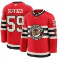 Cheap Men's Chicago Blackhawks #59 Tyler Bertuzzi Red 2024-25 Winter Classic Stitched Hockey Jersey