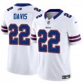 Cheap Men's Buffalo Bills #22 Ray Davis White 2024 F.U.S.E. Vapor Untouchable Limited Stitched Football Jersey