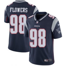 Wholesale Cheap Nike Patriots #98 Trey Flowers Navy Blue Team Color Men\'s Stitched NFL Vapor Untouchable Limited Jersey