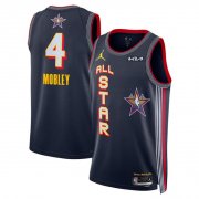 Cheap Men's 2025 All-Star #4 Evan Mobley Navy Stitched Basketball Jersey