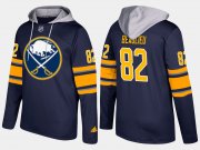 Wholesale Cheap Sabres #82 Nathan Beaulieu Blue Name And Number Hoodie