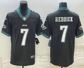 Men\'s Philadelphia Eagles #7 Haason Reddick Black Vapor Untouchable Limited Stitched Jersey