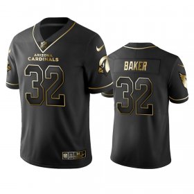 Wholesale Cheap Cardinals #32 Budda Baker Men\'s Stitched NFL Vapor Untouchable Limited Black Golden Jersey