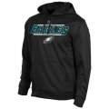 Wholesale Cheap Philadelphia Eagles Majestic Synthetic Hoodie Sweatshirt Black