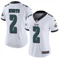 Wholesale Cheap Nike Eagles #2 Jalen Hurts White Women's Stitched NFL Vapor Untouchable Limited Jersey