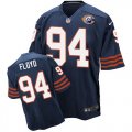 Wholesale Cheap Nike Bears #94 Leonard Floyd Navy Blue Throwback Men's Stitched NFL Elite Jersey