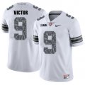 Wholesale Cheap Ohio State Buckeyes 9 Binjimen Victor White Shadow College Football Jersey