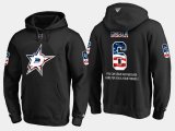 Wholesale Cheap Stars #6 Julius Honka NHL Banner Wave Usa Flag Black Hoodie