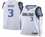 Men's Dallas Mavericks #3 Anthony Davis White 2025 Association Edition Stitched Jersey