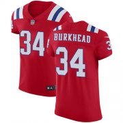 Wholesale Cheap Nike Patriots #34 Rex Burkhead Red Alternate Men's Stitched NFL Vapor Untouchable Elite Jersey