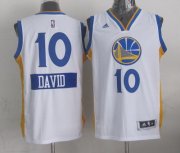 Wholesale Cheap Golden State Warriors #10 David Lee Revolution 30 Swingman 2014 Christmas Day White Jersey