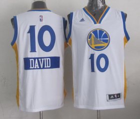 Wholesale Cheap Golden State Warriors #10 David Lee Revolution 30 Swingman 2014 Christmas Day White Jersey