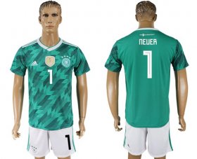 Wholesale Cheap Germany #1 Neuer Away Soccer Country Jersey