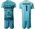 Wholesale Cheap 2020-21 Inter Milan 1 HANDANOVIC Blue Goalkeeper Soccer Jersey