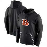 Wholesale Cheap Men's Cincinnati Bengals Nike Black Champ Drive Vapor Speed Performance Pullover Hoodie