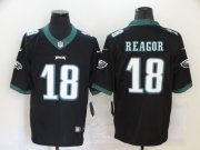 Wholesale Cheap Men's Philadelphia Eagles #18 Jalen Reagor Black 2020 Vapor Untouchable Stitched NFL Nike Limited Jersey