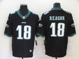 Wholesale Cheap Men\'s Philadelphia Eagles #18 Jalen Reagor Black 2020 Vapor Untouchable Stitched NFL Nike Limited Jersey