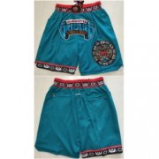 Wholesale Cheap Men Memphis Grizzlies Teal Shorts Run Small