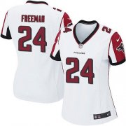 Wholesale Cheap Nike Falcons #24 Devonta Freeman White Women's Stitched NFL Elite Jersey