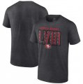 Cheap Men's San Francisco 49ers Heather Charcoal Super Bowl LVIII Local Team T-Shirt