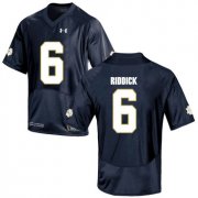 Wholesale Cheap Notre Dame Fighting Irish 6 Theo Riddick Navy College Football Jersey