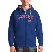 Cheap Men's Chicago Cubs Antigua Team Logo Victory Full-Zip Hoodie - Royal