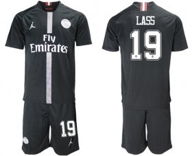 Wholesale Cheap Paris Saint-Germain #19 Lass Home Jordan Soccer Club Jersey