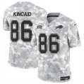 Cheap Men's Buffalo Bills #86 Dalton Kincaid 2024 F.U.S.E. Arctic Camo Salute to Service Limited Football Stitched Jersey