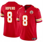 Cheap Men's Kansas City Chiefs #8 DeAndre Hopkins Red 2024 F.U.S.E. Vapor Untouchable Limited Stitched Football Jersey