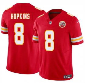 Cheap Men\'s Kansas City Chiefs #8 DeAndre Hopkins Red 2024 F.U.S.E. Vapor Untouchable Limited Stitched Football Jersey