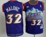 Wholesale Cheap Utah Jazz #32 Karl Malone Mountain Purple Hardwood Classics Soul Swingman Throwback Jersey