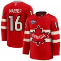 Cheap Men's Canada #16 Mitchell Marner Red 2025 4 Nations Face-Off Premium Stitched Jersey