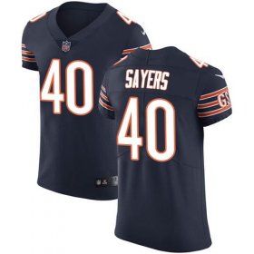 Wholesale Cheap Nike Bears #40 Gale Sayers Navy Blue Team Color Men\'s Stitched NFL Vapor Untouchable Elite Jersey