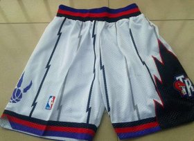 Wholesale Cheap Men\'s Toronto Raptors White Swingman Short