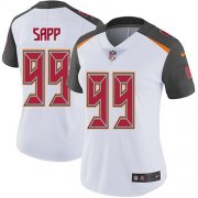 Wholesale Cheap Nike Buccaneers #99 Warren Sapp White Women's Stitched NFL Vapor Untouchable Limited Jersey