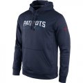 Wholesale Cheap New England Patriots Nike KO Speed Wordmark Performance Hoodie Navy Blue