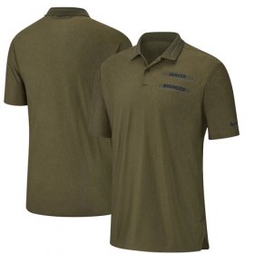 Wholesale Cheap Denver Broncos Nike Salute to Service Sideline Polo Olive