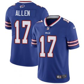 Wholesale Cheap Nike Bills #17 Josh Allen Royal Blue Team Color Youth Stitched NFL Vapor Untouchable Limited Jersey