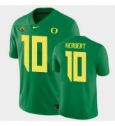 Wholesale Cheap Men Oregon Ducks Justin Herbert College Football Green Game Jersey